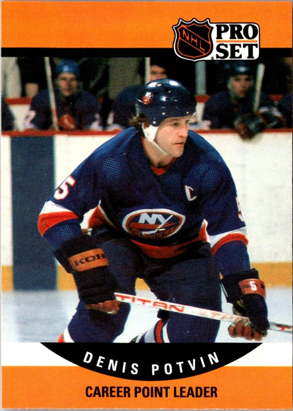 1990 Pro Set Denis Potvin #656