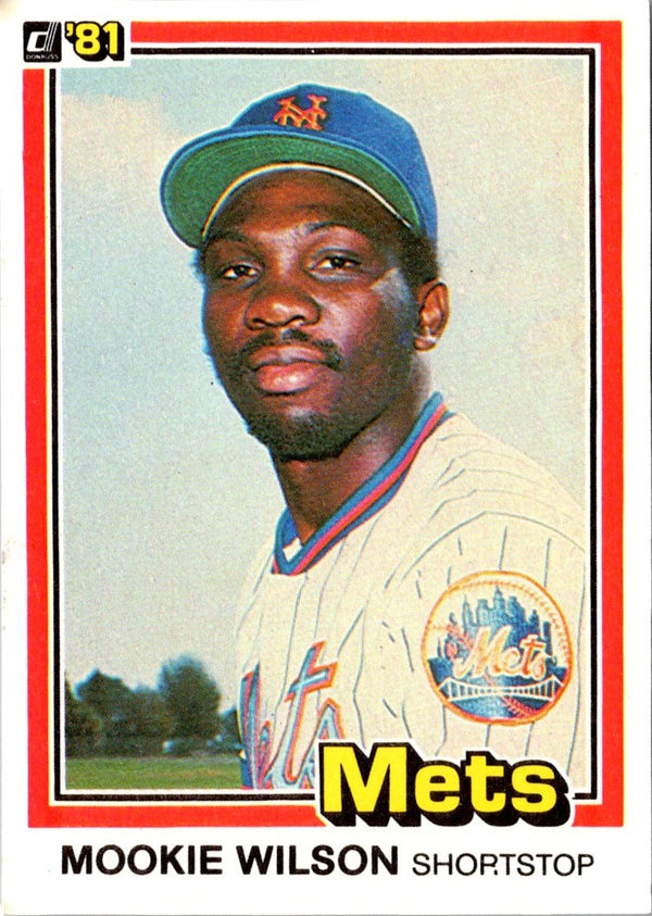 1981 Donruss Mookie Wilson #575 Rookie