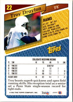 1993 Topps Gold Troy Drayton #22