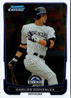 2012 Bowman Chrome Carlos Gonzalez #69