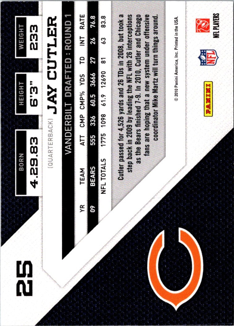 2010 Panini Rookies & Stars Jay Cutler