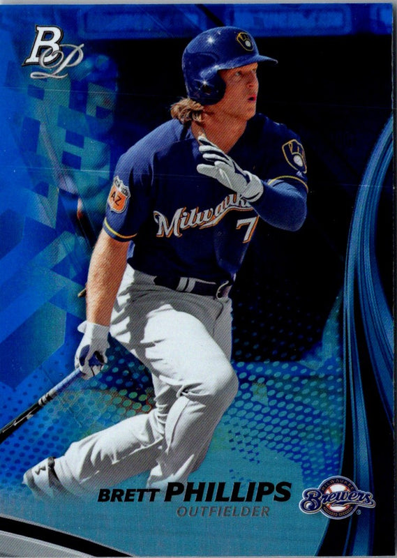 2017 Bowman Platinum Top Prospects Brett Phillips #TP-BP