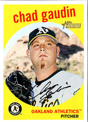 2008 Topps Heritage Chad Gaudin #401