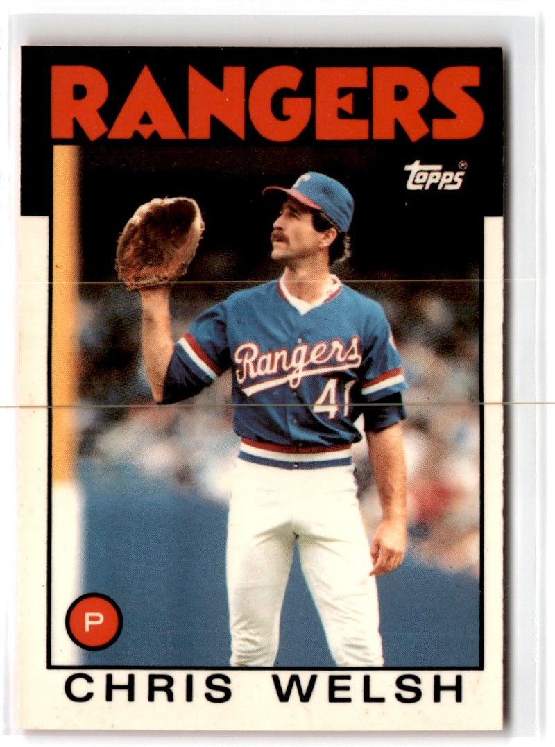 1986 Topps Tiffany Chris Welsh