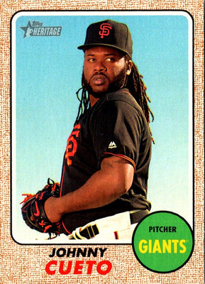 2017 Topps Heritage Johnny Cueto #254