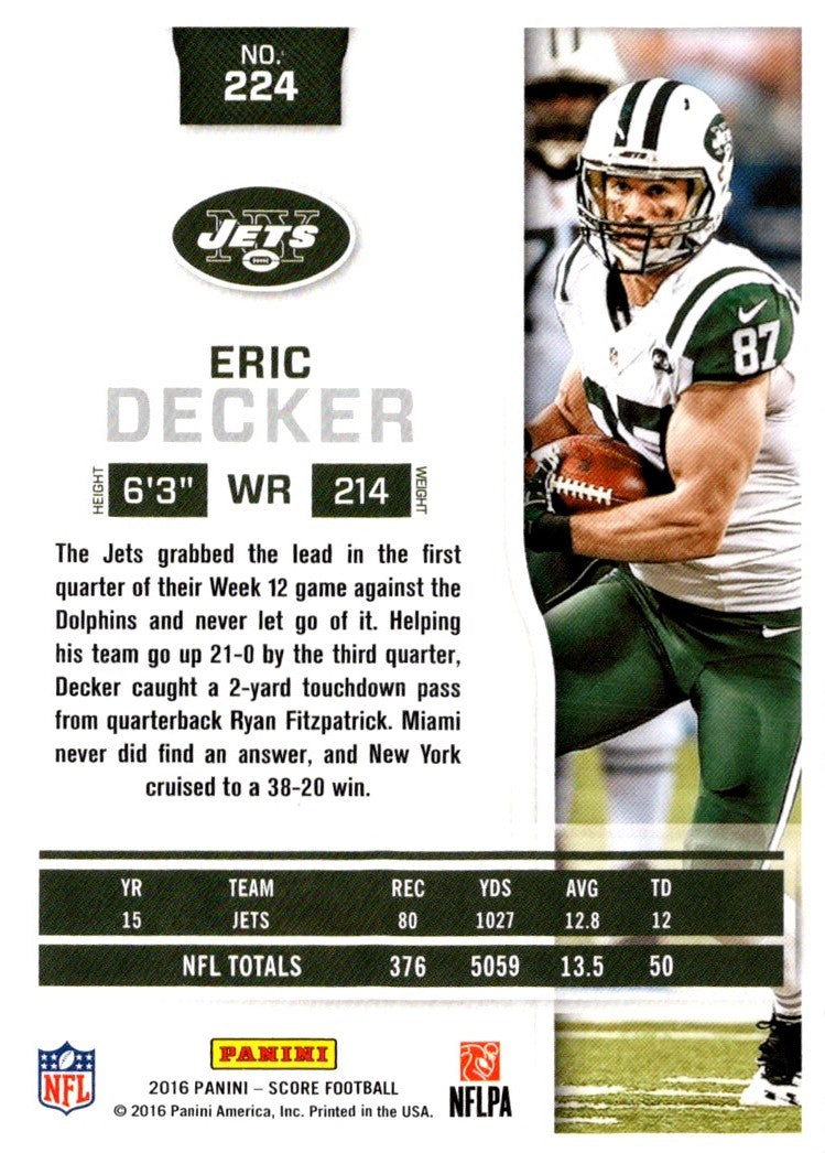 2016 Score Eric Decker