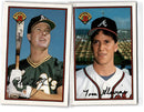 1989 Bowman Mark McGwire and Glavine