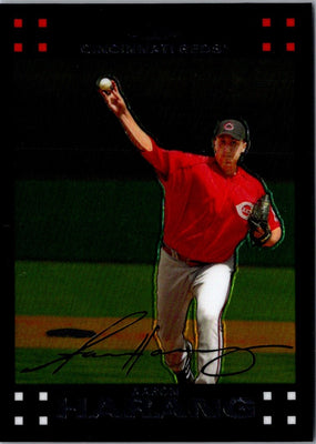 2007 Topps Chrome Aaron Harang #203