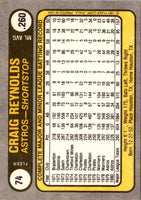 1981 Fleer Craig Reynolds #74