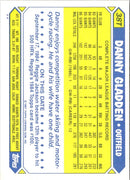 1987 Topps Traded Danny Gladden