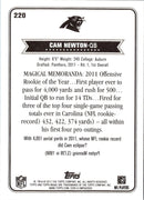 2012 Topps Magic Cam Newton