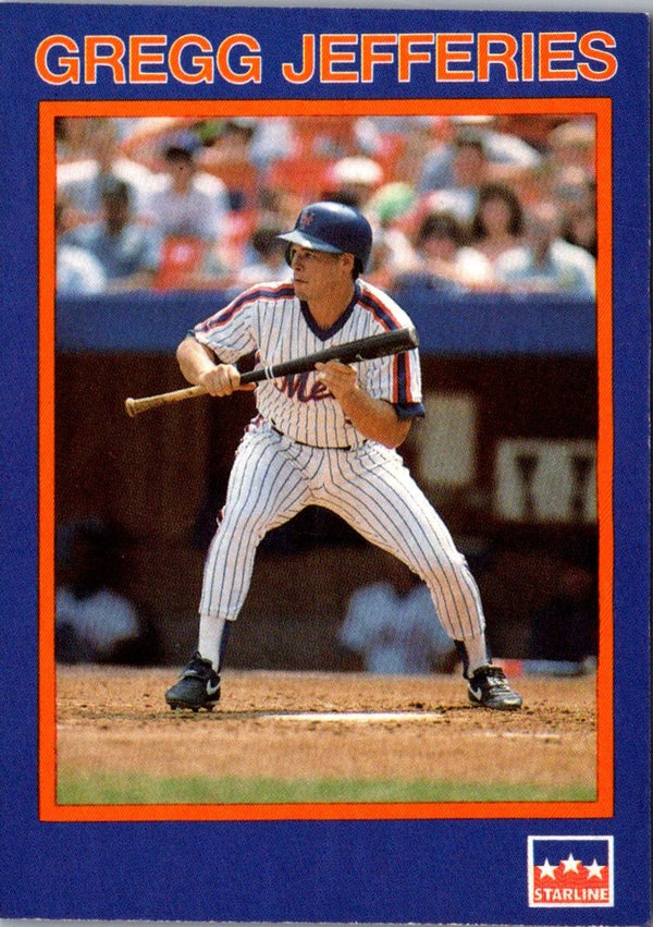 1990 Starline Long John Silver Gregg Jefferies #12