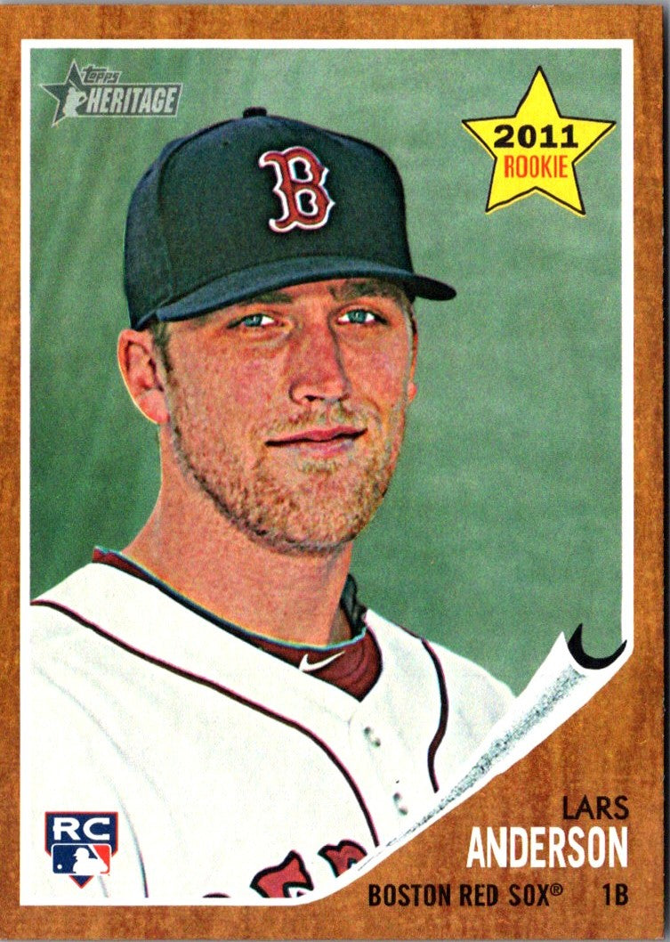 2011 Topps Heritage Lars Anderson