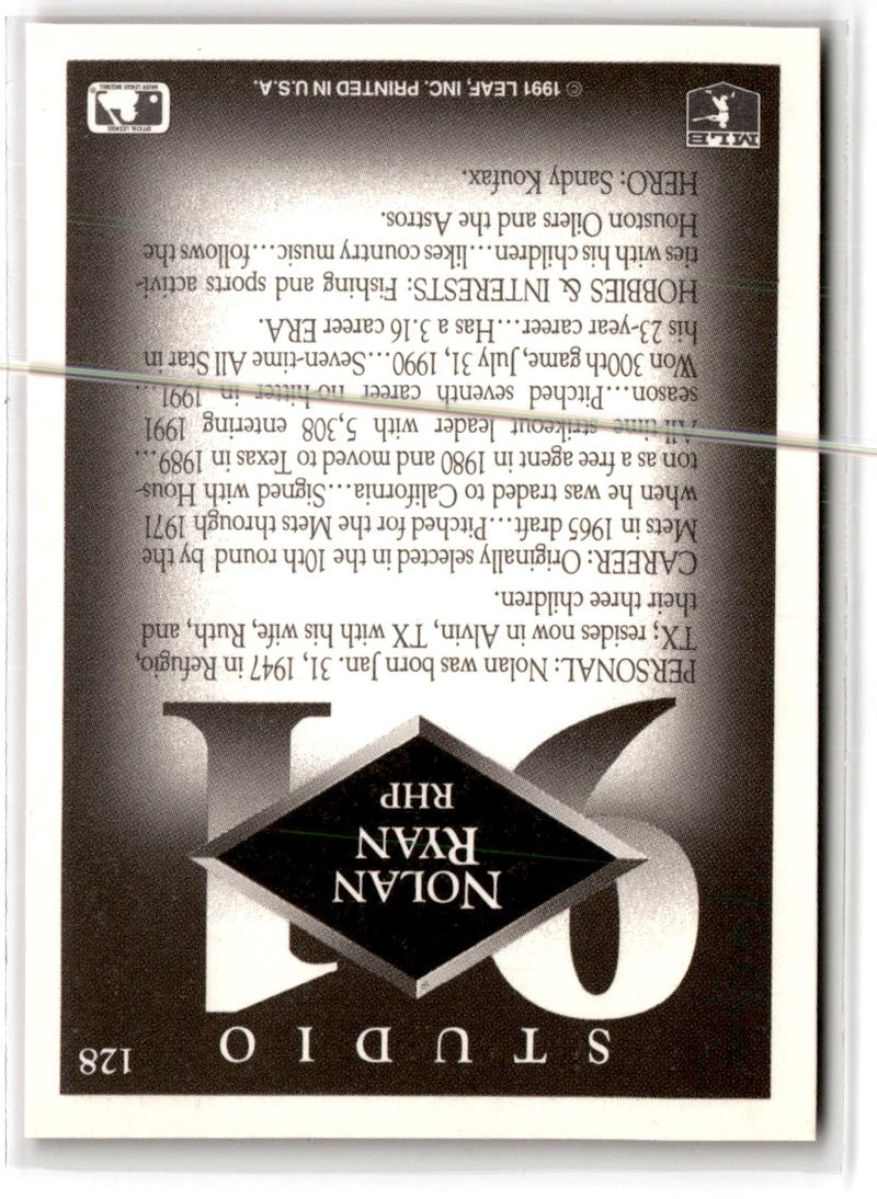 1991 Studio Nolan Ryan