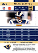 2011 Score Mark Clayton