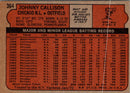 1972 Topps Johnny Callison