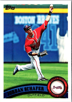 2011 Topps Jordan Schafer #437