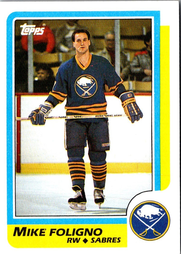 1986 Topps Mike Foligno #127