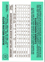 1984 Donruss Mario Soto #428