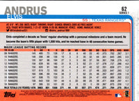 2019 Topps Texas Rangers Elvis Andrus #TR-3