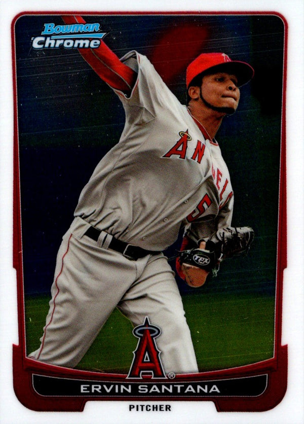 2012 Bowman Chrome Ervin Santana #35