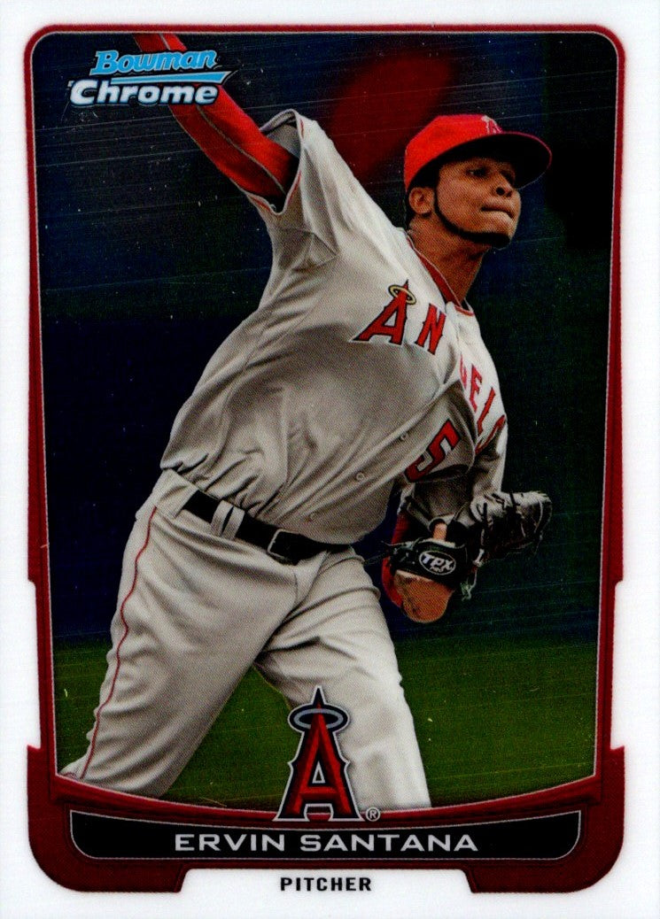 2012 Bowman Chrome Ervin Santana