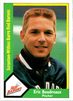 1990 CMC Scranton Red Barons Eric Boudreaux #1