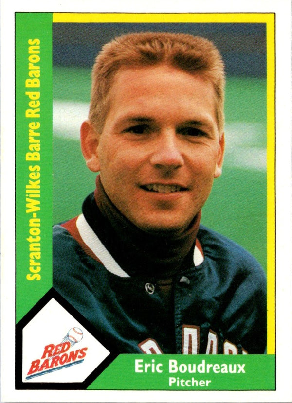 1990 CMC Scranton Red Barons Eric Boudreaux #1