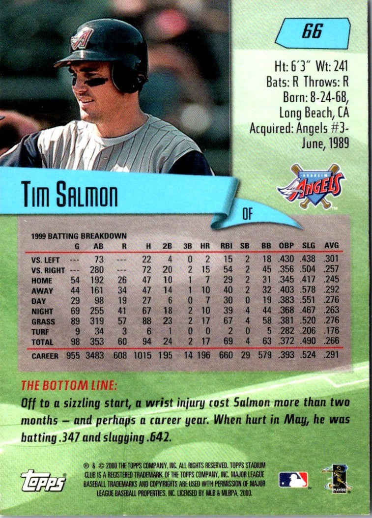 2000 Stadium Club Tim Salmon