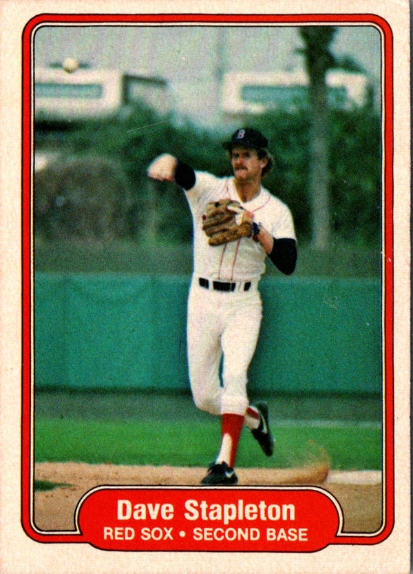 1982 Fleer Dave Stapleton #308