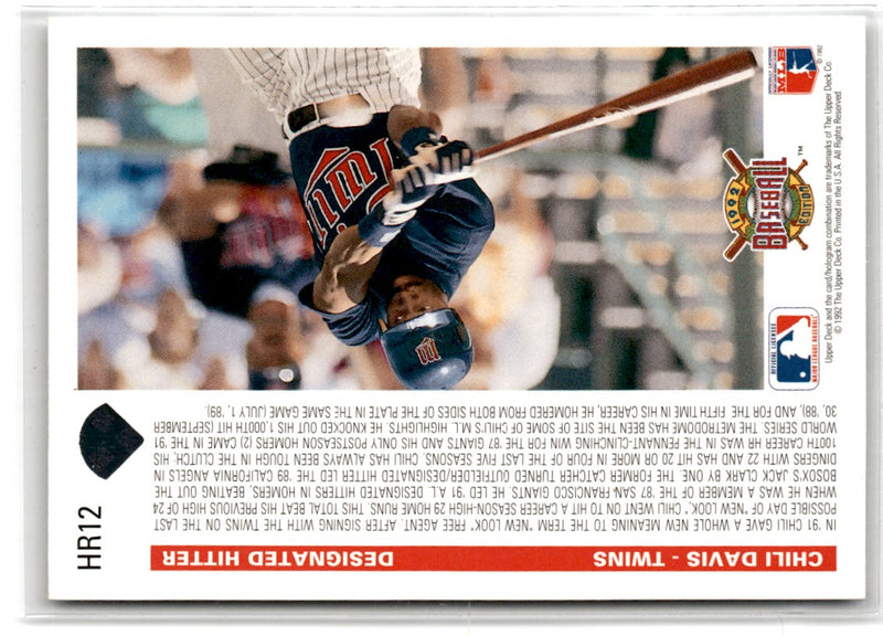 1992 Upper Deck Home Run Heroes Chili Davis