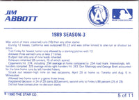 1990 Star Jim Abbott Jim Abbott #5