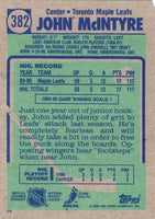 1990 Topps John McIntyre #382 Rookie