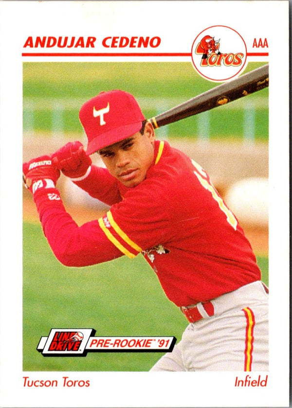 1991 Line Drive AAA Andujar Cedeno #606