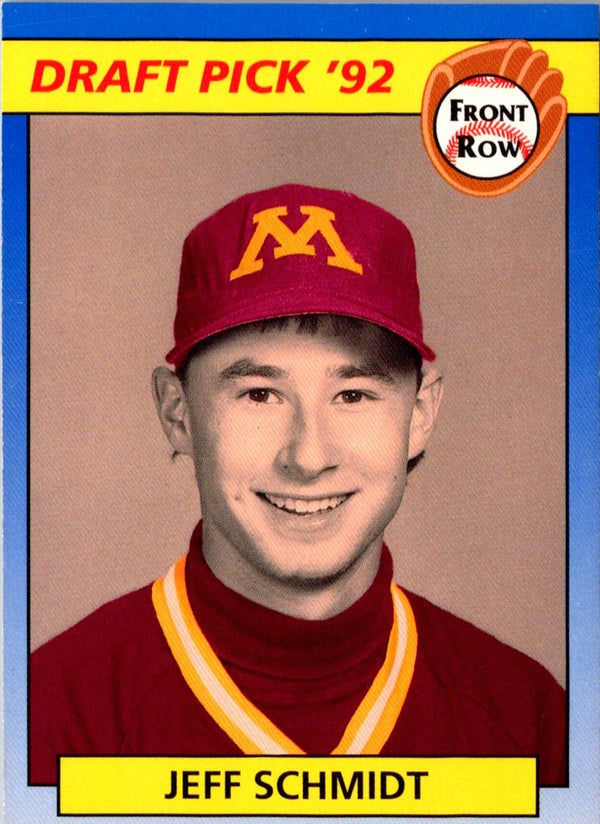 1992 Front Row Draft Picks Jeff Schmidt #57