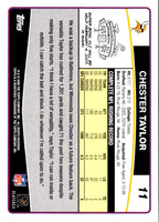 2006 Topps Chester Taylor #11
