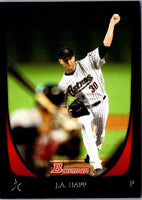 2011 Bowman J.A. Happ #140