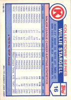 1985 Topps Circle K Willie Stargell #16