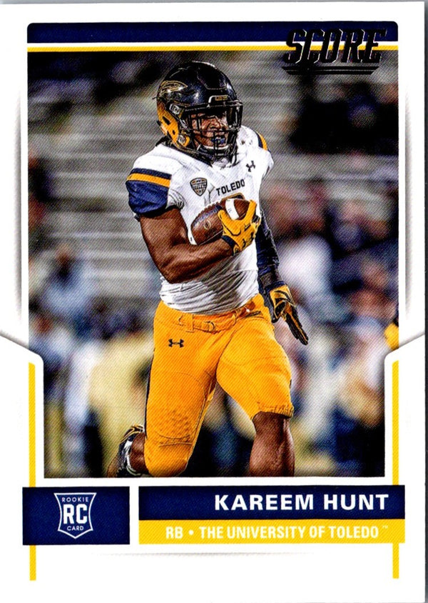 2017 Score Kareem Hunt #423 Rookie