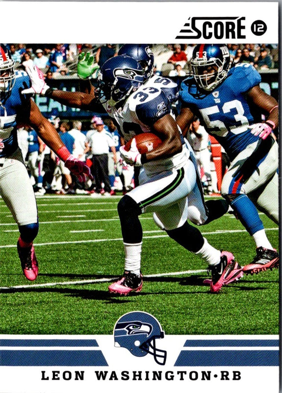 2012 Score Leon Washington #102