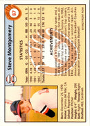 1992 Front Row Draft Picks Steve Montgomery