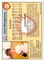 1992 Front Row Draft Picks Steve Montgomery #87