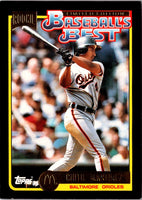 1992 Topps McDonald's Baseball's Best Chito Martinez #40