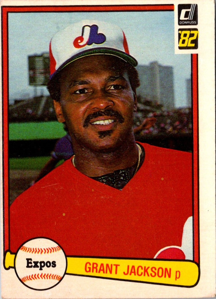 1982 Donruss Grant Jackson