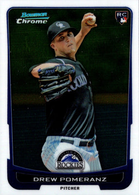 2012 Bowman Draft Picks & Prospects Chrome Drew Pomeranz #31
