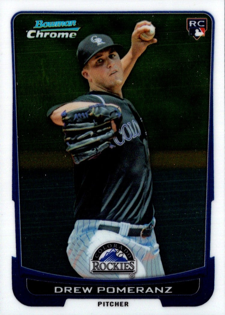 2012 Bowman Draft Picks & Prospects Chrome Drew Pomeranz