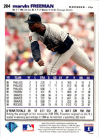 1995 Collector's Choice SE Silver Signature Marvin Freeman #204
