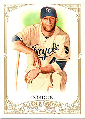 2012 Topps Allen & Ginter Alex Gordon #34