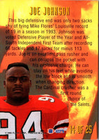 1994 Fleer NFL Prospects Joe Johnson #14
