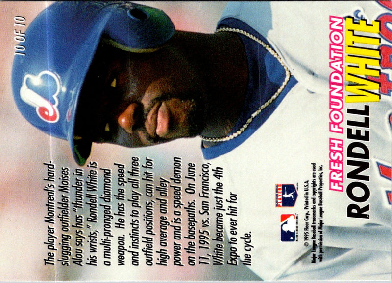 1996 Ultra Fresh Foundations Rondell White